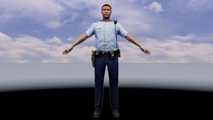 object-physical-character-police