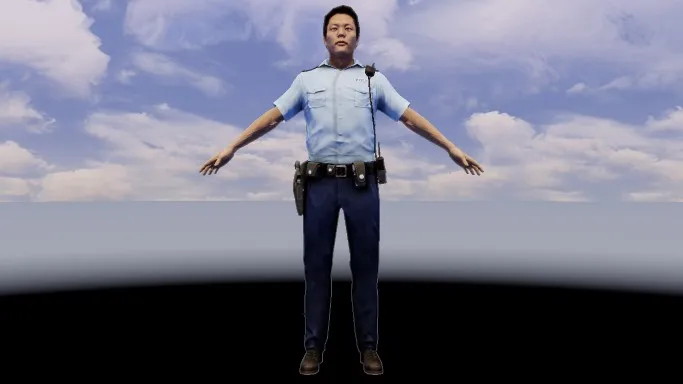 object-physical-character-policeyoung
